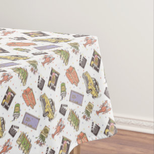 FRIENDS™   Polka Dot Icon Pattern Tablecloth