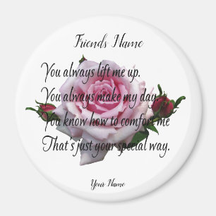 FRIENDS QUOTE MAGNET