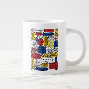 FRIENDS™ Quotes Large Coffee Mug