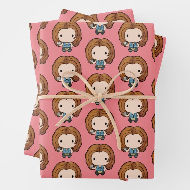 FRIENDS™ | Rachel Chibi Wrapping Paper Sheet (In situ)