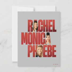 FRIENDS™   Rachel, Monica & Phoebe Card