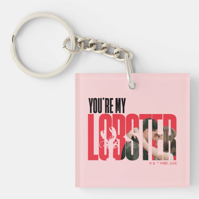 FRIENDS™ | Rachel & Ross - You're My Lobster Key Ring (Front)