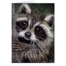 Friends? Racoon Card