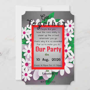 Friends Reunion Invitation