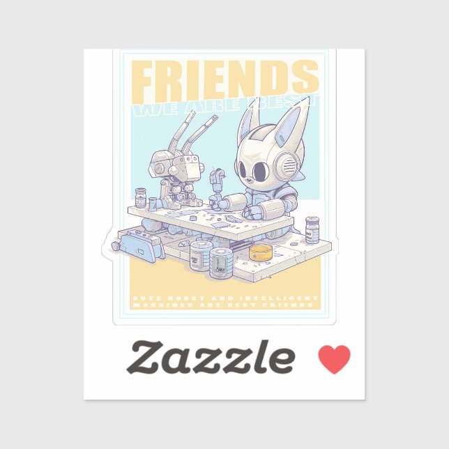 Friends robot rabbit and machine 071502 (Sheet)