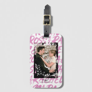 FRIENDS™   Ross And Rachel Doodled Hearts Luggage Tag