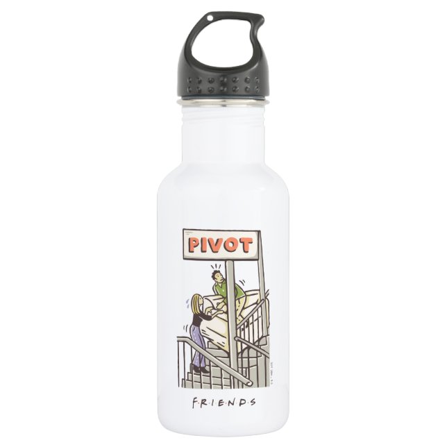 FRIENDS™ | Ross and Rachel PIVOT 532 Ml Water Bottle (Front)