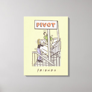 FRIENDS™ Ross and Rachel PIVOT Canvas Print