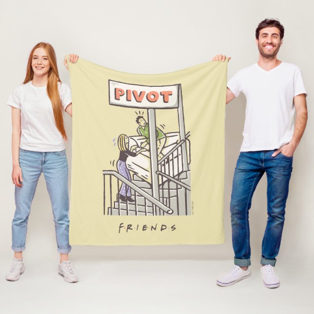 FRIENDS™ | Ross and Rachel PIVOT Fleece Blanket (In Situ)