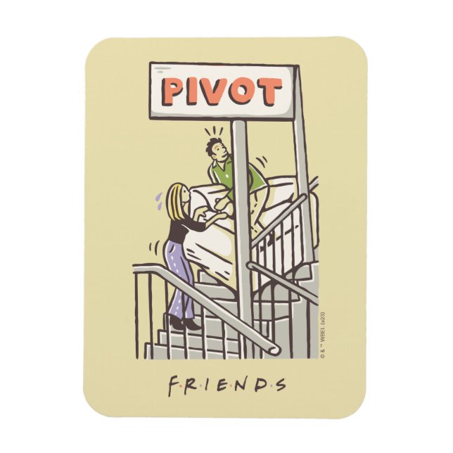 FRIENDS™ | Ross and Rachel PIVOT Magnet (Vertical)