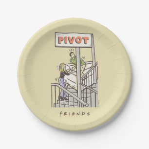 FRIENDS™ Ross and Rachel PIVOT Paper Plate