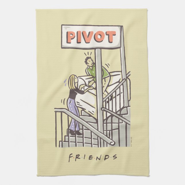 FRIENDS™ | Ross and Rachel PIVOT Tea Towel (Vertical)
