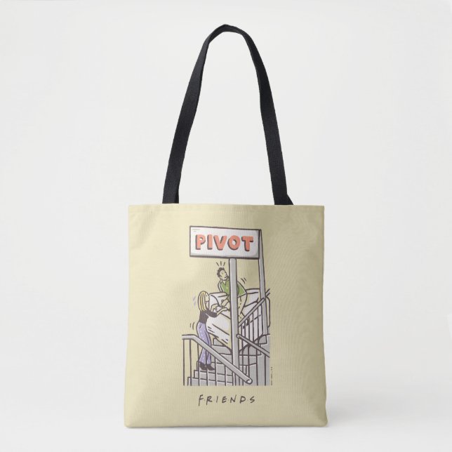 FRIENDS™ | Ross and Rachel PIVOT Tote Bag (Front)