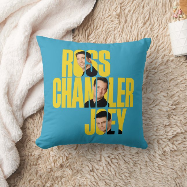 FRIENDS™ | Ross, Chandler & Joey Cushion (Blanket)