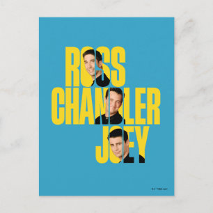 FRIENDS™ Ross, Chandler & Joey Postcard