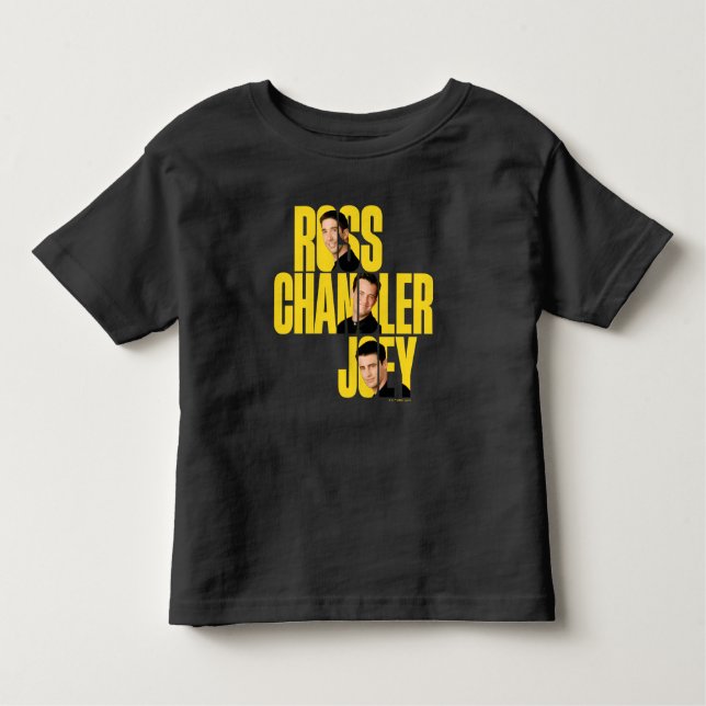 FRIENDS™ | Ross, Chandler & Joey Toddler T-Shirt (Front)