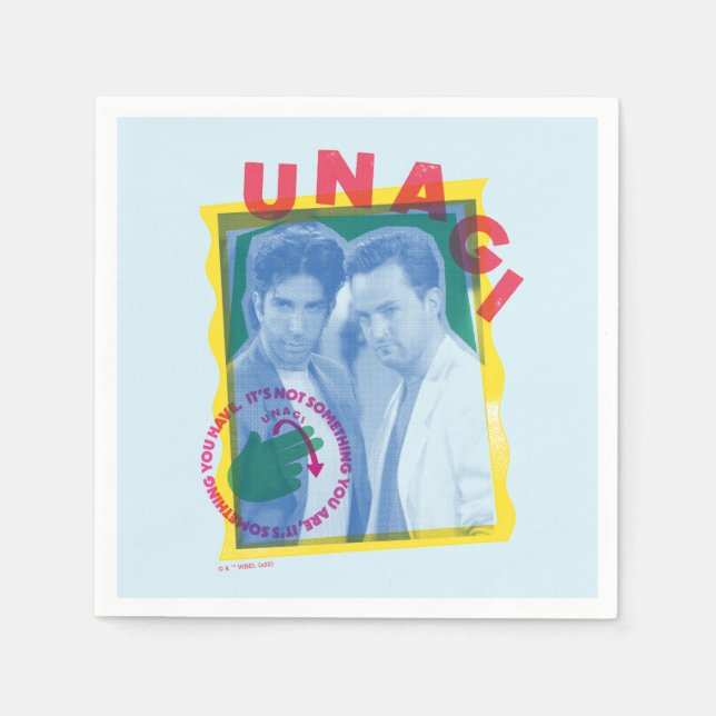 FRIENDS™ | Ross & Chandler - Unagi Napkin (Front)