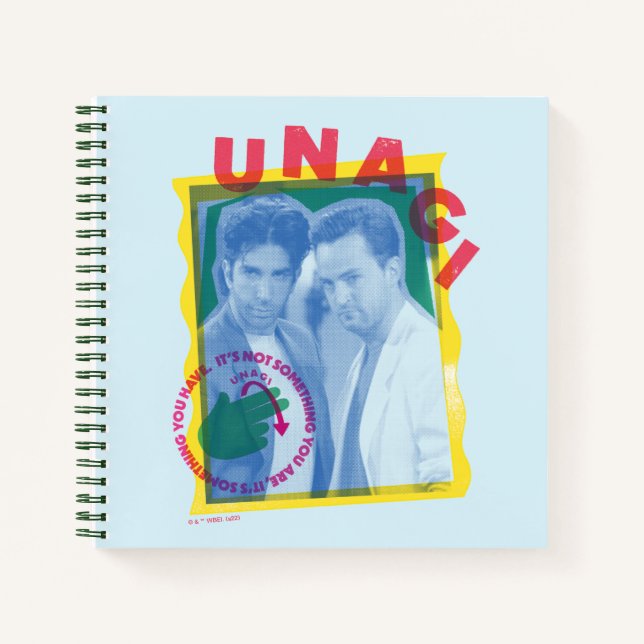 FRIENDS™ | Ross & Chandler - Unagi Notebook (Front)