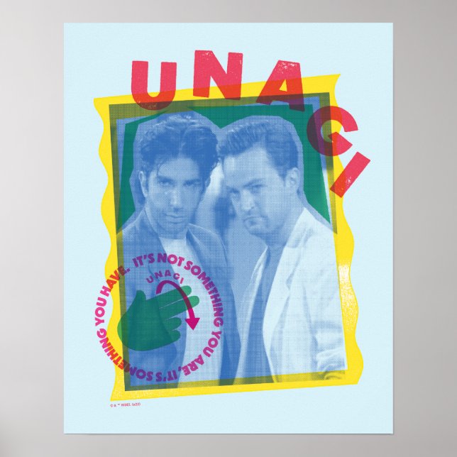 FRIENDS™ | Ross & Chandler - Unagi Poster (Front)