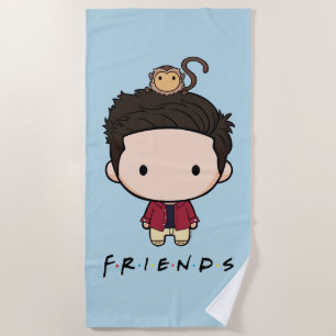 FRIENDS™ Ross Chibi Beach Towel