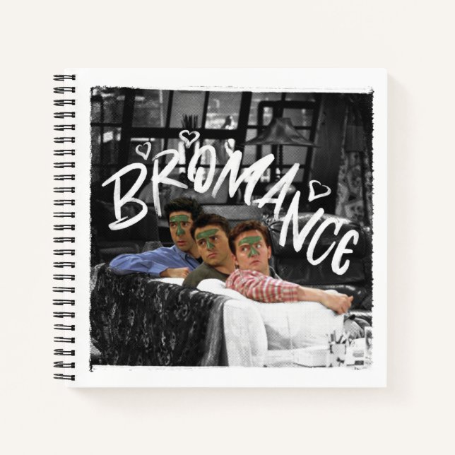 FRIENDS™ | Ross, Joey, & Chandler Bromance Notebook (Front)