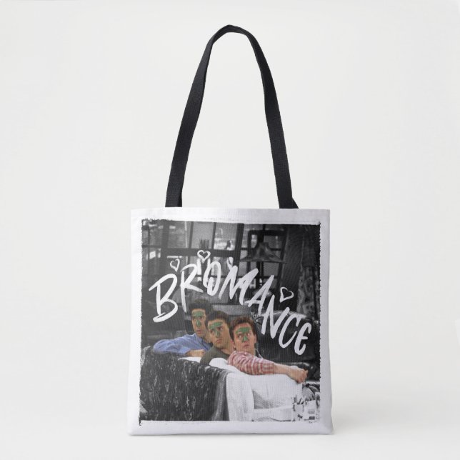 FRIENDS™ | Ross, Joey, & Chandler Bromance Tote Bag (Front)