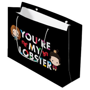 FRIENDS™   Ross & Rachel  Lobster Chibi Large Gift Bag