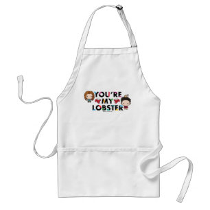 FRIENDS™   Ross & Rachel  Lobster Chibi Standard Apron