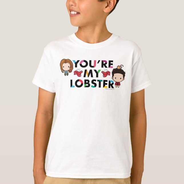 FRIENDS™ | Ross & Rachel  Lobster Chibi T-Shirt (Front)