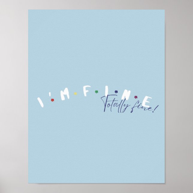 Friends show quote poster (Front)