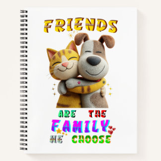 Friends Stationery Are The Family We Choose Notebook