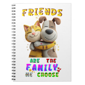Friends Stationery Are The Family We Choose Notebook