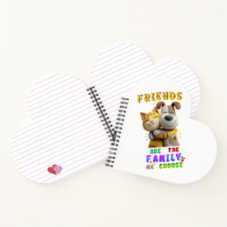 Friends Stationery Are The Family We Choose Notebook