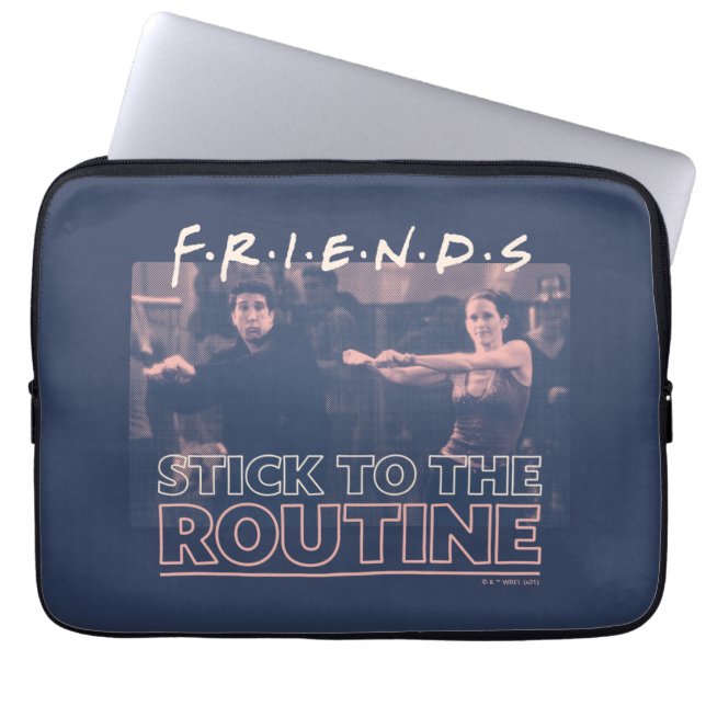 FRIENDS™ | Stick to the Routine Laptop Sleeve (Front)