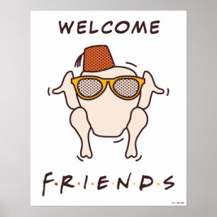 Friends T.V. Series   Friendsgiving Party Welcome Poster