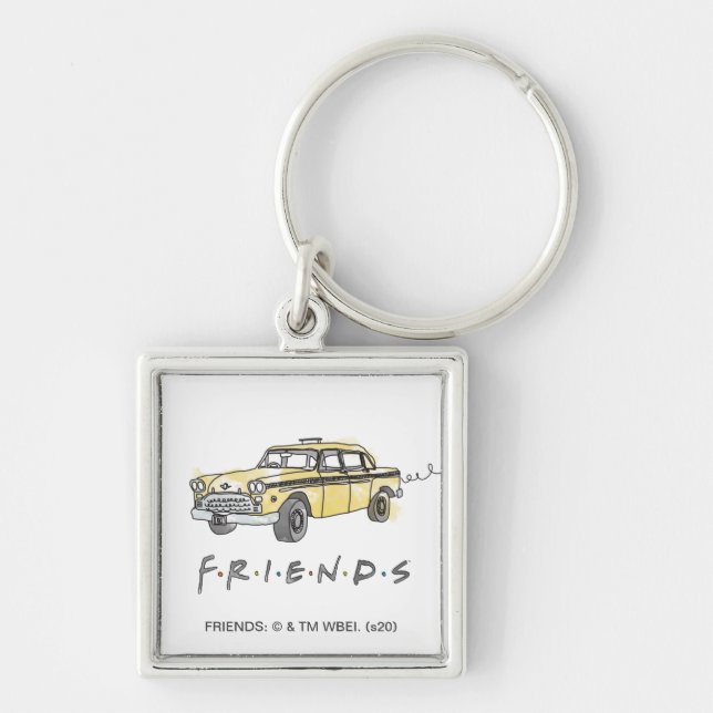 FRIENDS™ | Taxi Cab Key Ring (Front)