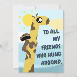"Friends" Thank You Card