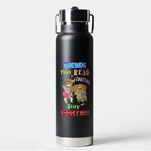 Friends That Read Together Stay Together Water Bottle