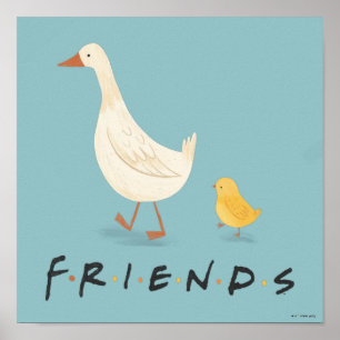 FRIENDS™   The Chick and the Duck Poster
