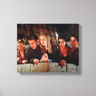 FRIENDS™   The Gang on the Balcony Canvas Print