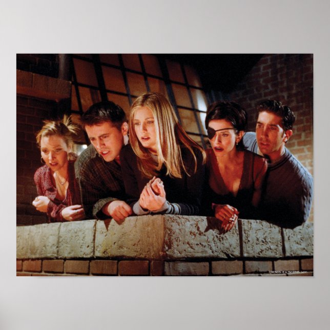 FRIENDS™ | The Gang on the Balcony Poster (Front)