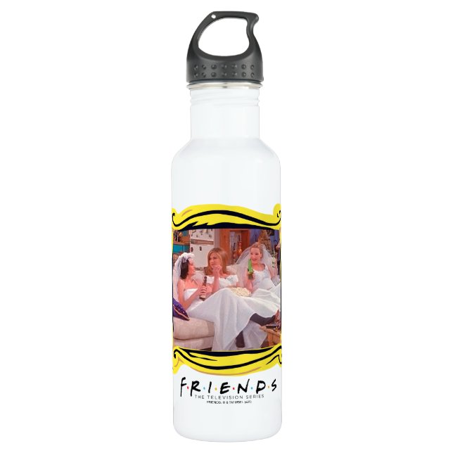 FRIENDS™ | The Girls in Wedding Dresses 710 Ml Water Bottle (Front)
