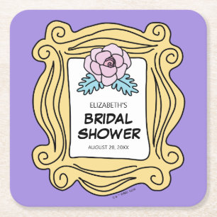 FRIENDS™ The One With the Bridal Shower Square Paper Coaster