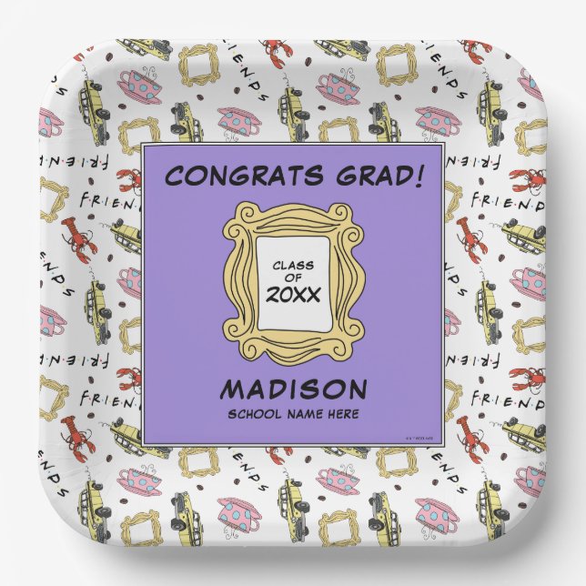 FRIENDS™ | The One With the Graduation Paper Plate (Front)