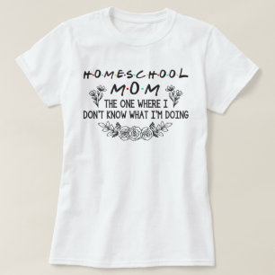 Friends Themed Christian Homeschool Mum Gift T-Shirt