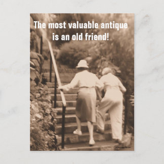 Friends till the end postcard