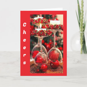 FRIENDS TO REMEMBER AT "CHRISTMAS" HOLIDAY CARD