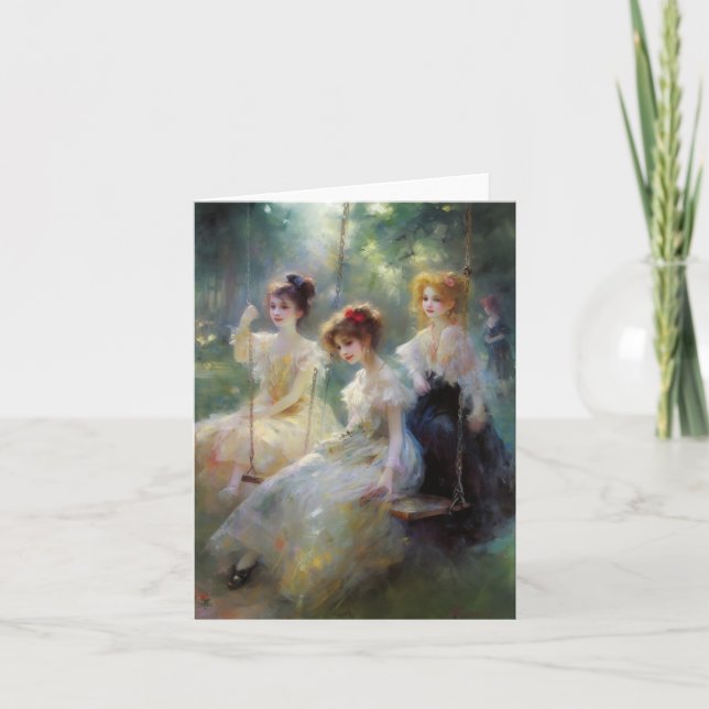 Friends together - Blank Inside  Card (Front)