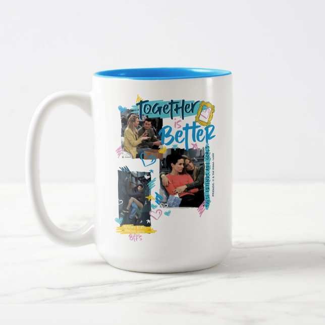 FRIENDS™ | Together is Better Two-Tone Coffee Mug (Left)