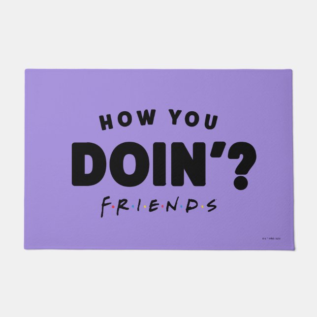 FRIENDS™ TV Series | How You Doin? Doormat (Front)